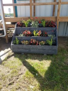 Recycled Plastic Lumber planter at WRWMC